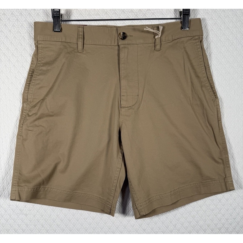 Mountain Khakis Men's Tan Poplin Shorts Classic Fit Size 30x8 Gorpcore Outdoor
